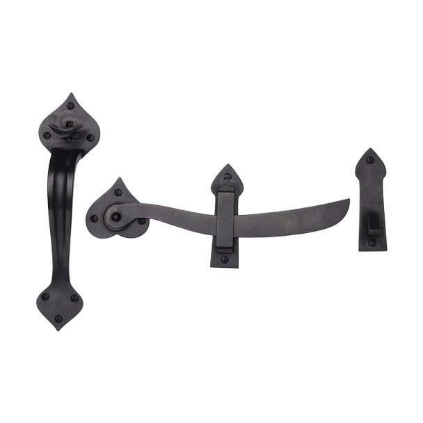 Rustic Bronze Gate Latch