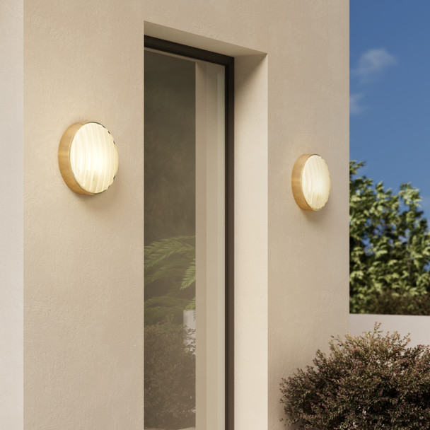 Montreal Round 300 Coastal - PVD Brushed Brass