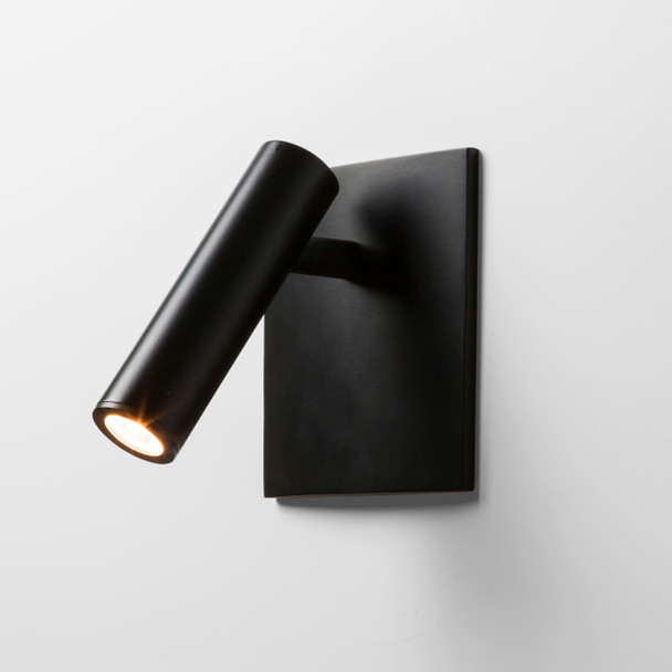 Enna Square Unswitched LED - Matt Black