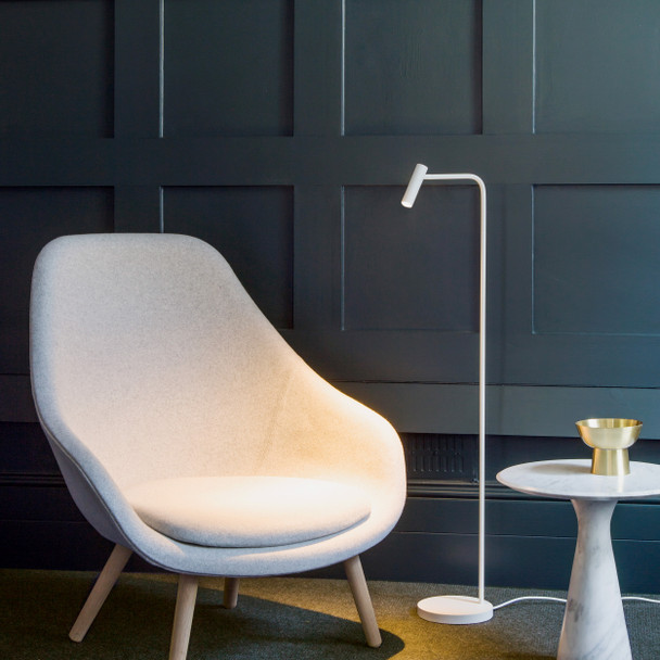 Enna Floor LED - Matt Nickel