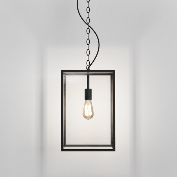 Homefield Pendant 450 - Textured Black