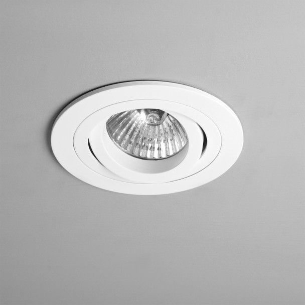 Taro Round Adjustable - Matt White