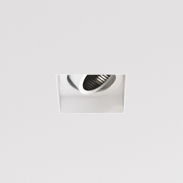 Trimless Square Adjustable - Matt White