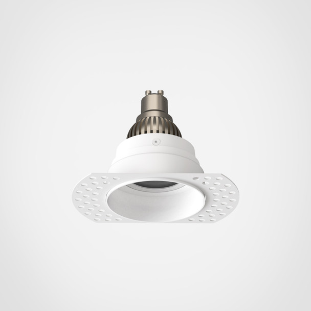 Trimless Round Adjustable - Matt White