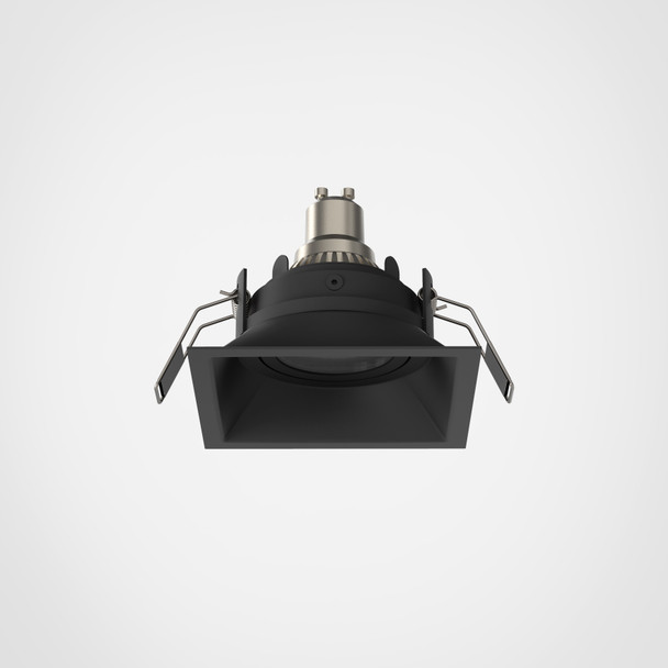 Minima Slimline Square Adjustable Fire-Rated - Matt Black