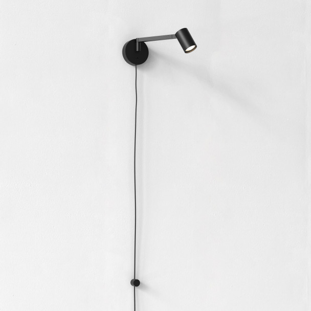 Ascoli Swing Plug In - Matt Black