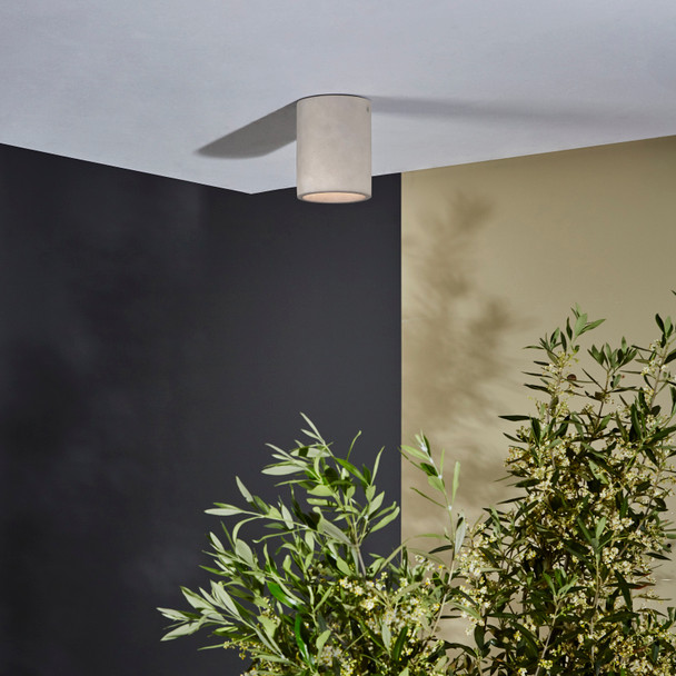 Kos Round 140 Coastal - Grey Concrete