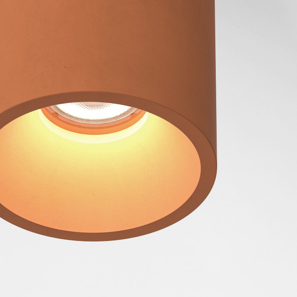 Kos Round 140 Coastal - Terracotta Concrete