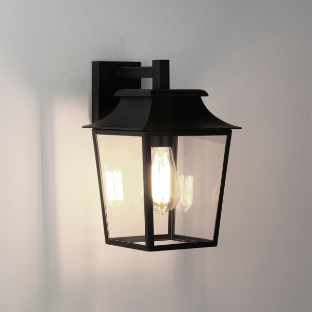 Richmond Wall Lantern 200 - Textured Black