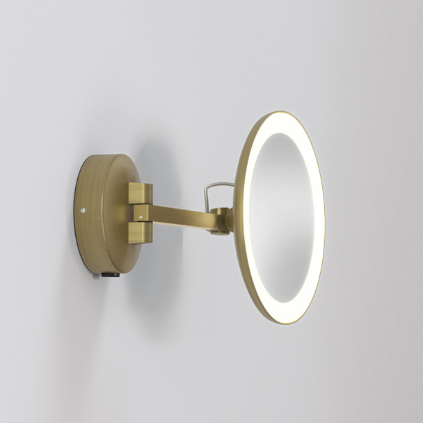 Mascali Round LED - Matt Brushed Brass