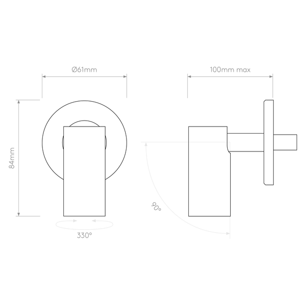Micro Recess Unswitched - Matt White
