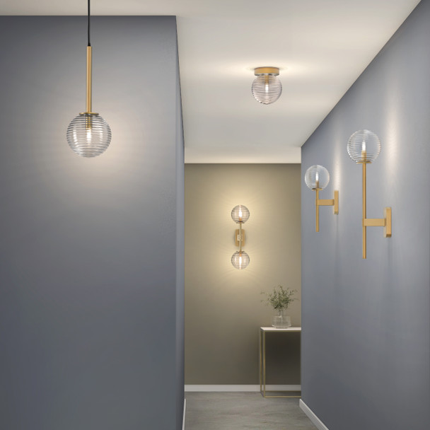 Tacoma Pendant - Antique Brass