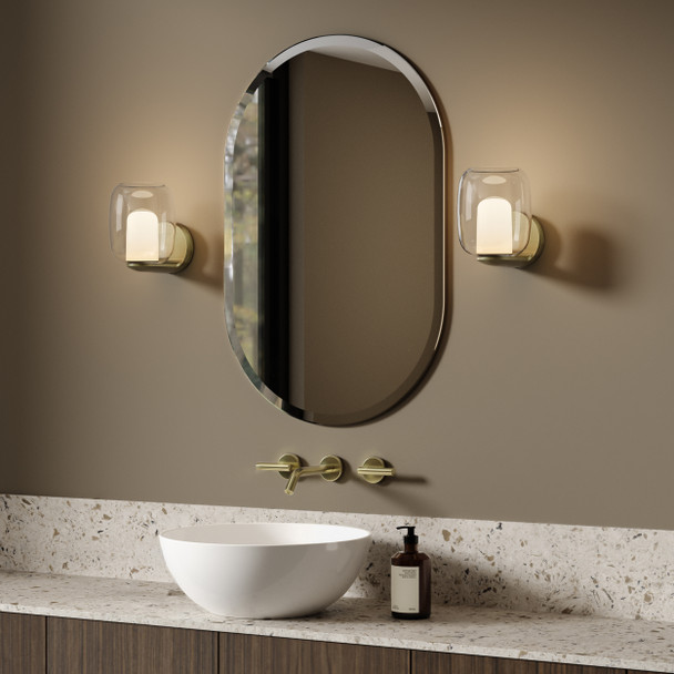 Aquina Wall - Matt Brushed Brass