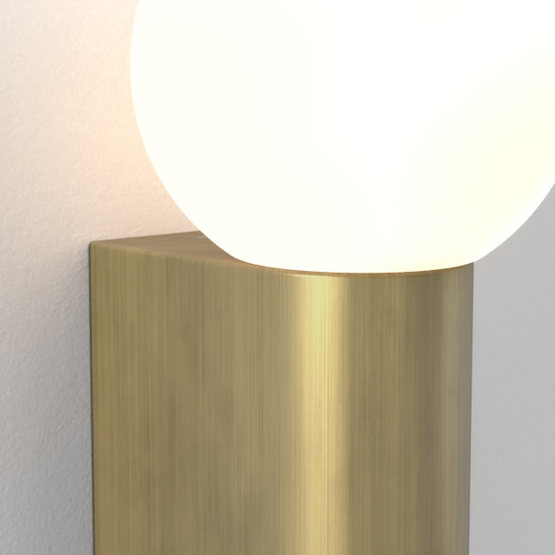 Ortona Single - Matt Brushed Brass