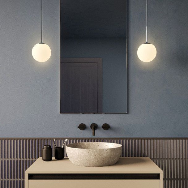 Nara Pendant - Polished Chrome