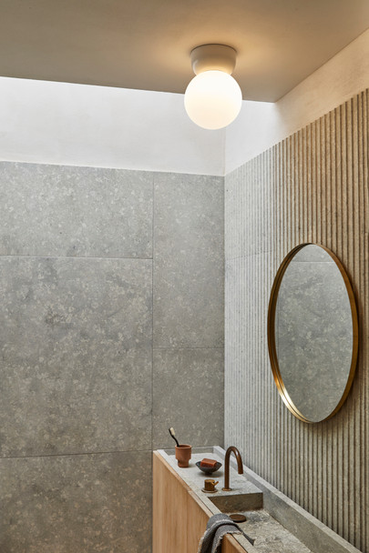 Lyra Ceiling 180 - Gloss Glaze White