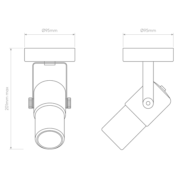 Stage Single - Matt Black