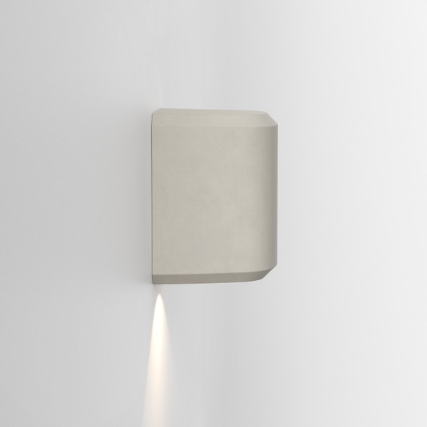 Brixham Wall Single - Grey Concrete