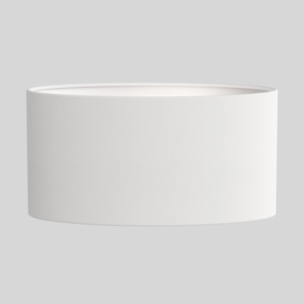 Oval 285 - White Fabric