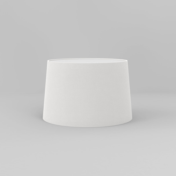 Tapered Round 250 - White Fabric
