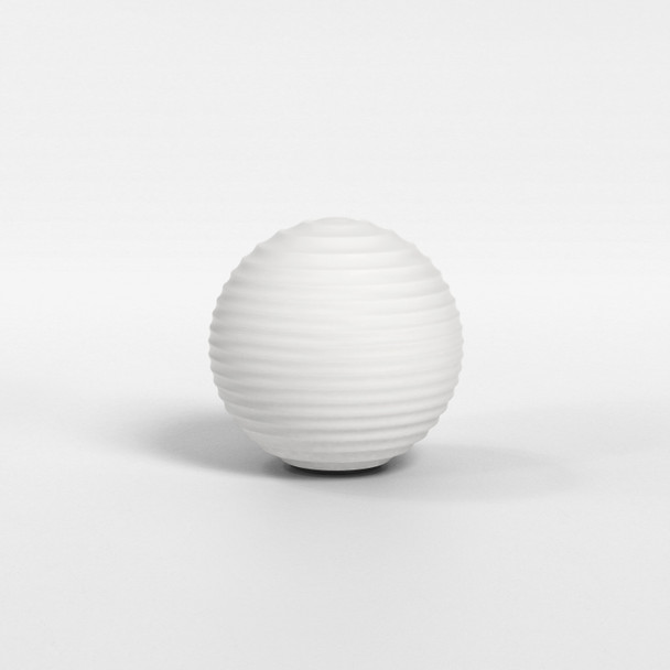 Tacoma Ribbed Glass - White (Opal)