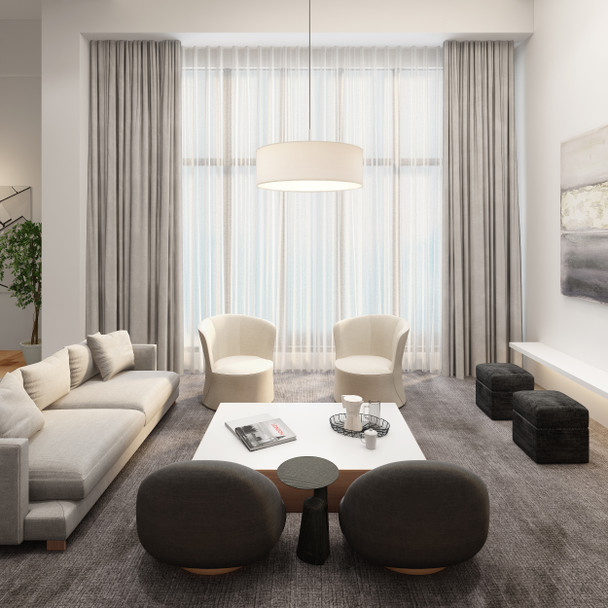 Cambria 600 Shade - White Fabric