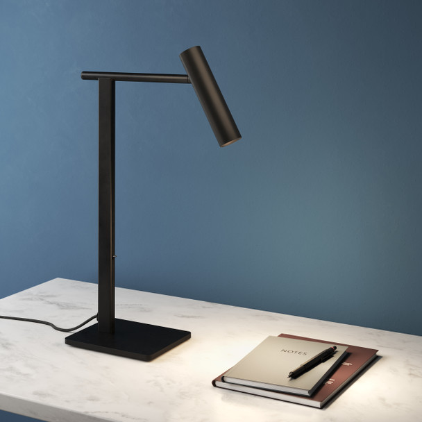 Leda Round Shade - Matt Black