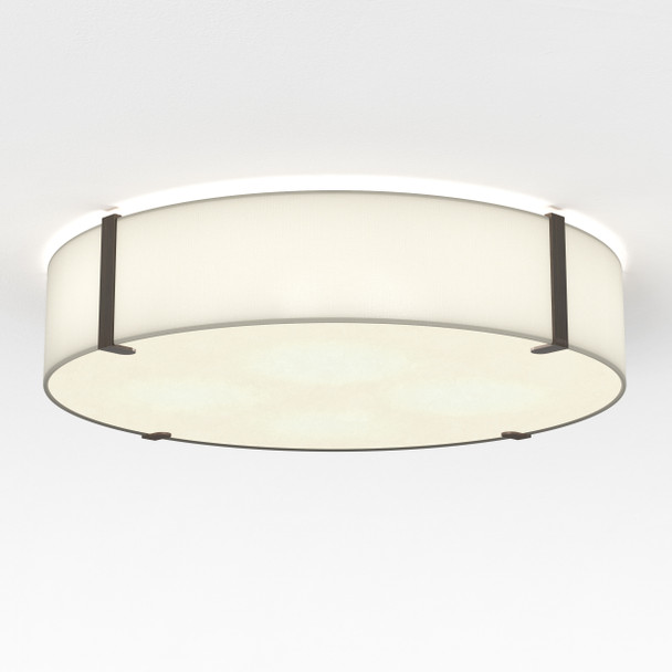 Elba Round 600 - White Fabric