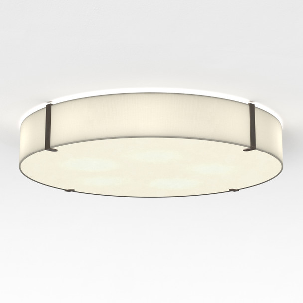 Elba Round 800 - White Fabric