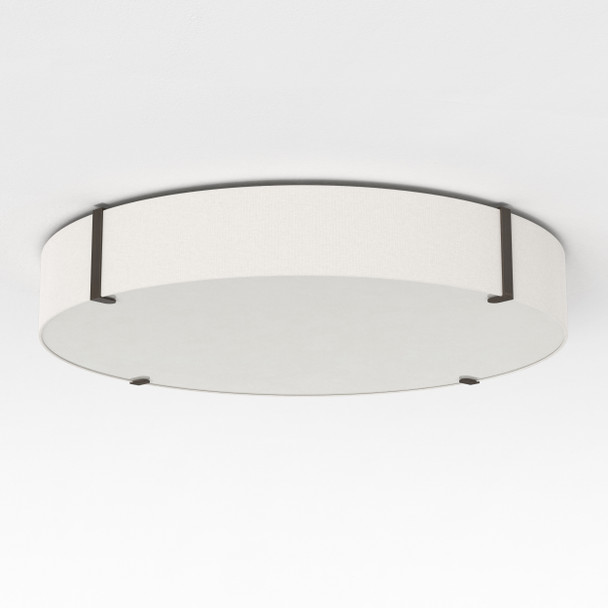 Elba Round 800 - White Fabric