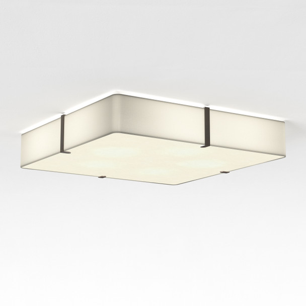 Elba Square 700 - White Fabric