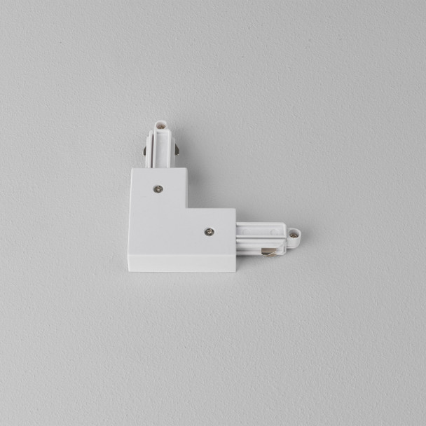 Track 90° Corner Connector Right - Matt White