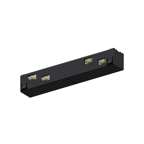 48V Track Straight Connector - Matt Black