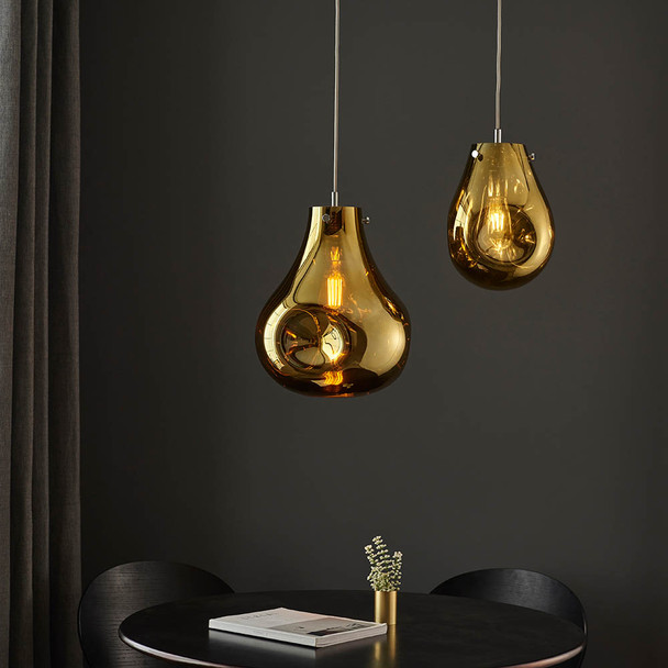 Europa Large Pendant, Gold