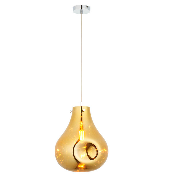 Europa Large Pendant, Gold