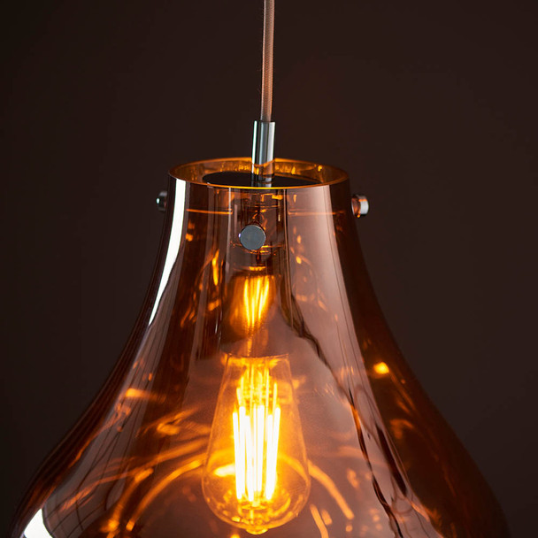 Europa Large Pendant, Copper