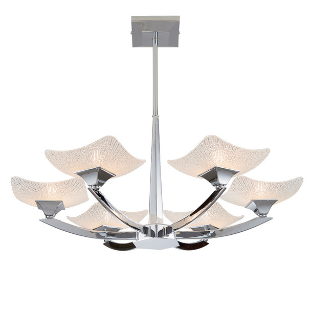 Ayres 6 Light semi flush