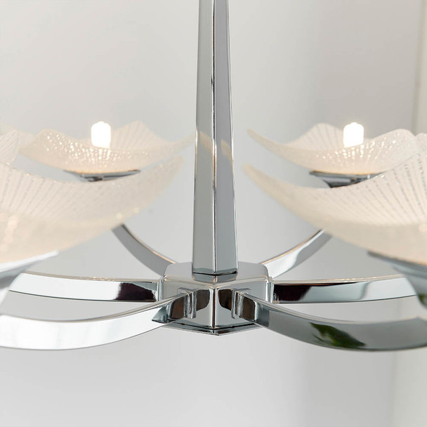 Ayres 6 Light semi flush