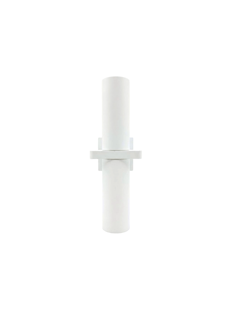 IP65 Exterior Up and Down Wall Light in Matt White Aluminium
