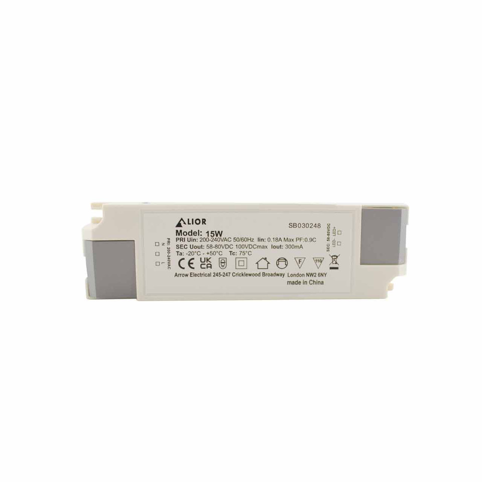 15W Dimmable LED Driver 300mA Dimmable LED Drivers