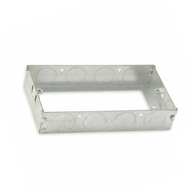 2 Module Extension Box 2 Gang 35mm Deep Metal Standard Extension Box | Arrow