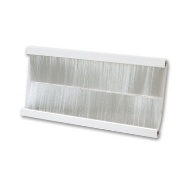Brush Module 50x100mm White Frame with Clear White Brush