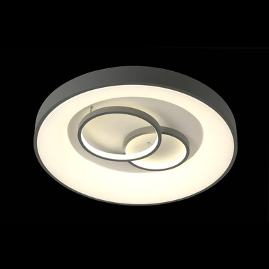 Modern LED Flush Light in Grey Finish | Flush Lights