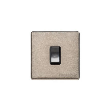 Vintage 1G Toggle Switch X662401GM Satin Black Trim