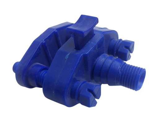 Waterline Saddle Valve w/Shutoff (blue)