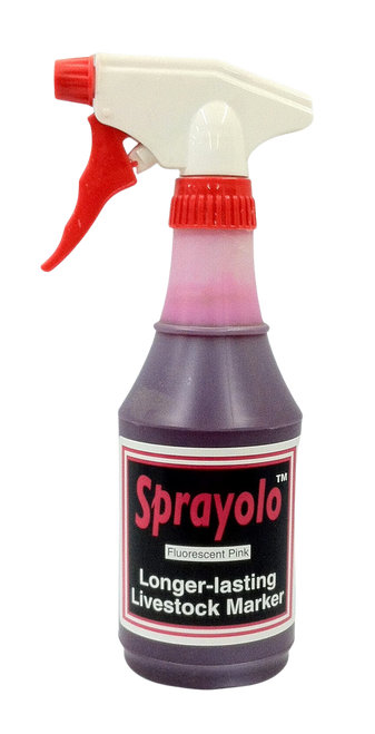 Sprayolo® Animal Marker, 16oz spray bottle Pink