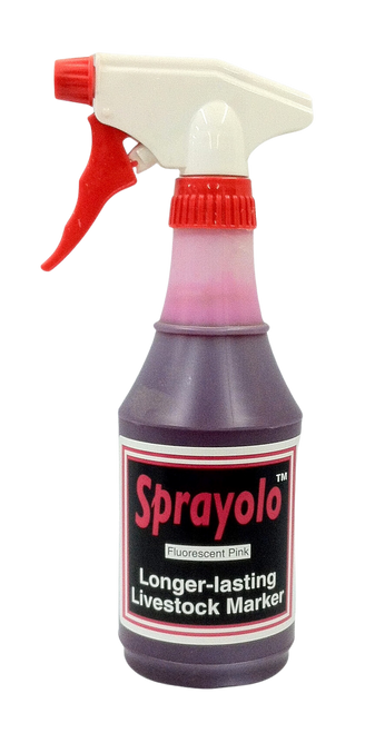 Sprayolo® Animal Marker, 16oz spray bottle Pink