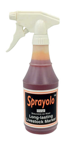 Sprayolo® Animal Marker, 16oz spray bottle Orange