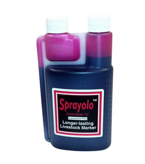Sprayolo® Animal Marker, 16oz Pink Concentrate Sprayolo® Animal Marker, 16oz Pink Concentrate
