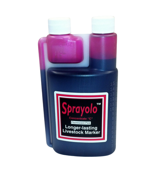 Sprayolo® Animal Marker, 16oz Pink Concentrate